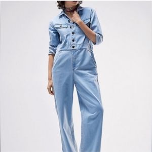 NWT LEE jumpsuit Vintage Modern Denim Union All Coveralls Jumpsuit sz XS